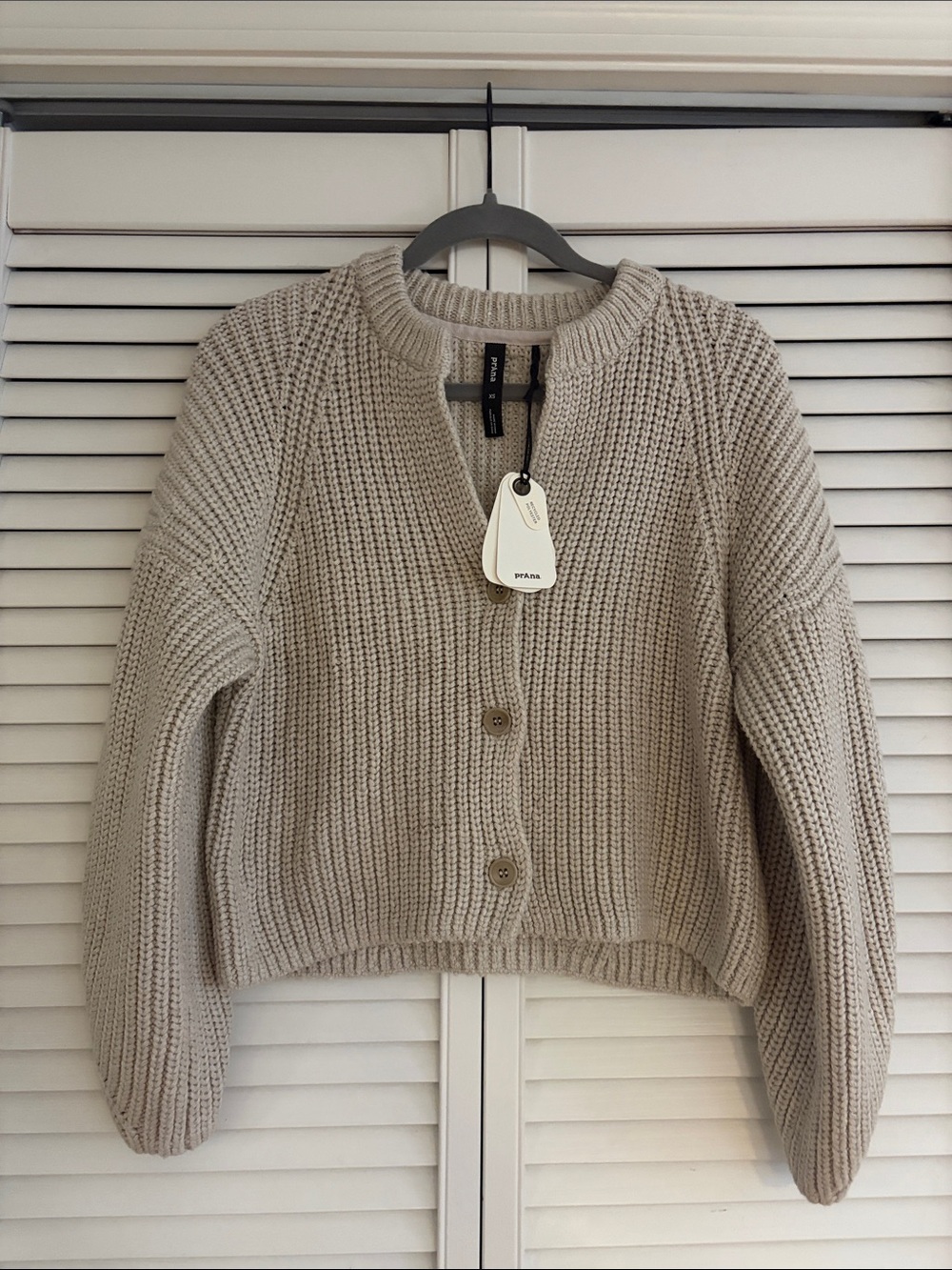 NWT Prana Sunday River Short Cardigan XS